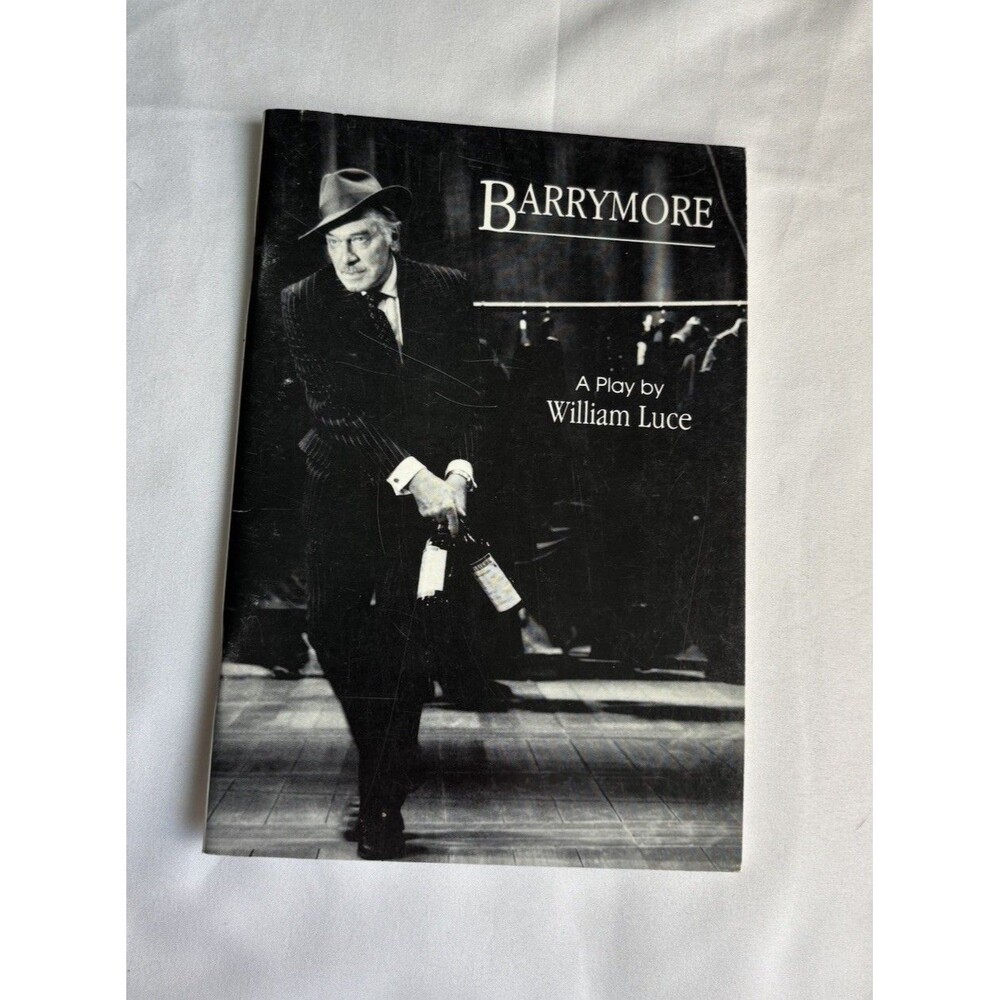 Vintage 1998 Barrymore A Play by William Luce-The Samuel French Theater